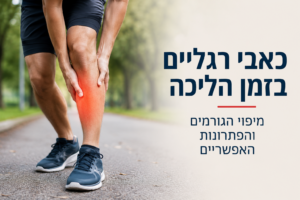 כאבי רגליים בזמן הליכה